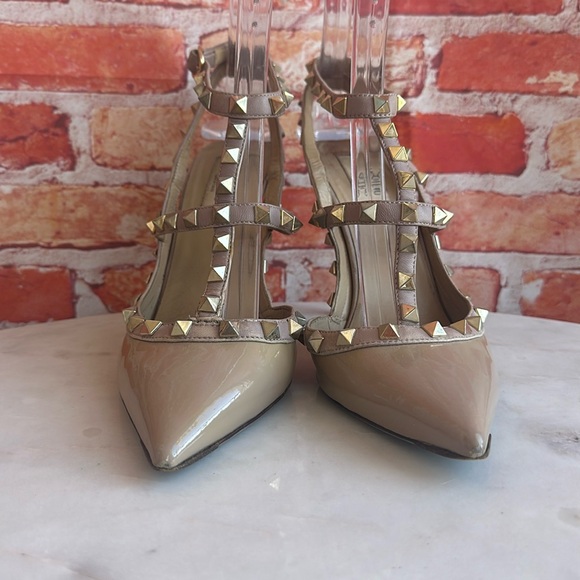 Valentino Rockstud Caged 100 patent pump, Authentic! - Picture 2 of 13